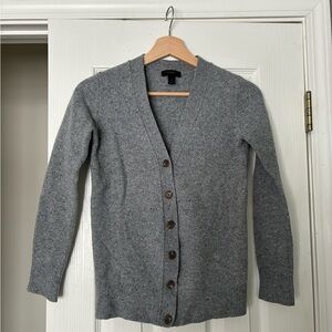 J. Crew Heather Gray Women's Cardigan